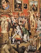 The Tribuna of the Uffizi (detail) ZOFFANY  Johann